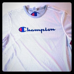Exclusive Reversible Champion mesh T-shirt